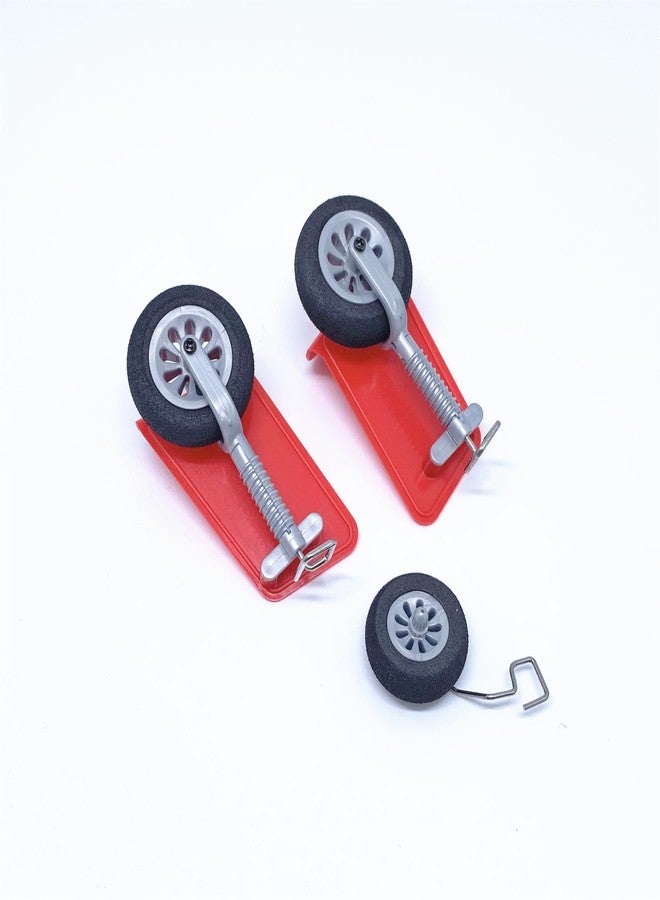 KingVal Replacement Landing Gear Propeller Fairing RC Parts Combo Compatible with WLtoys XK A300 RC Airplane Glider (Red) - Image 4